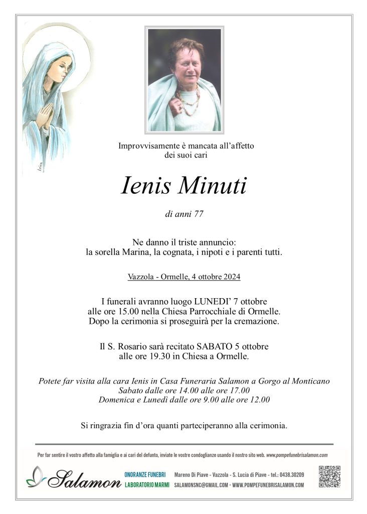 Epigrafe Minuti Ienis