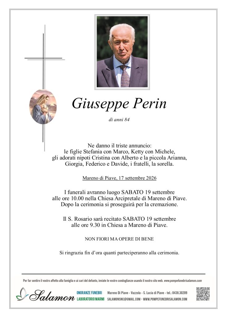 Epigrafe Perin Giuseppe