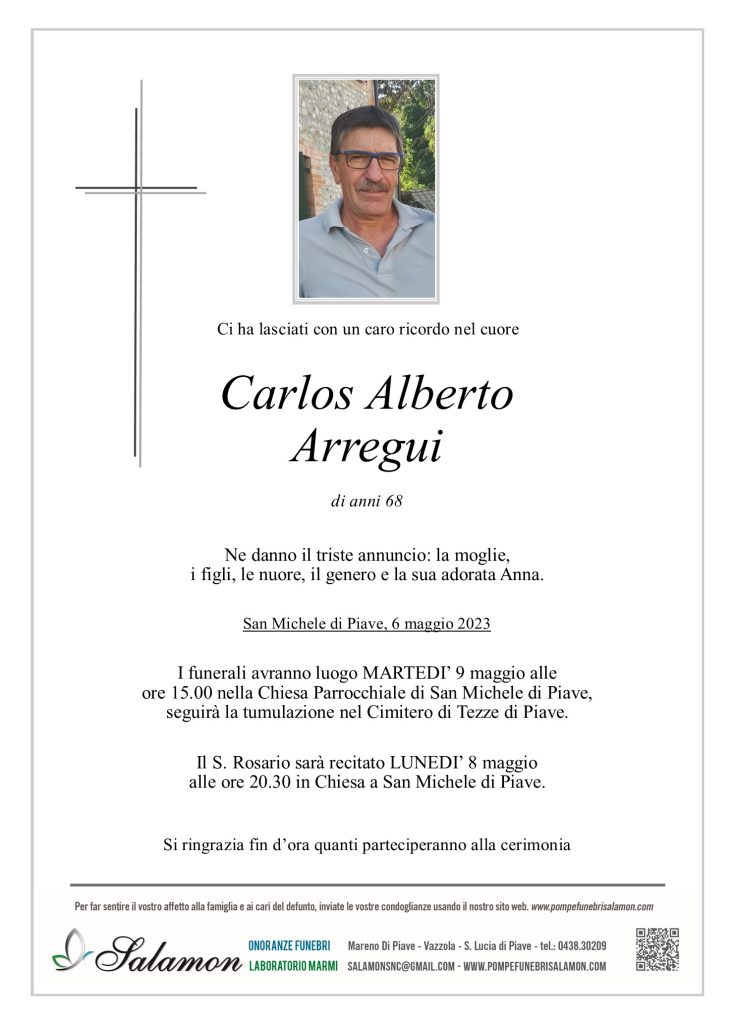 Epigrafe Arregui Carlos Alberto