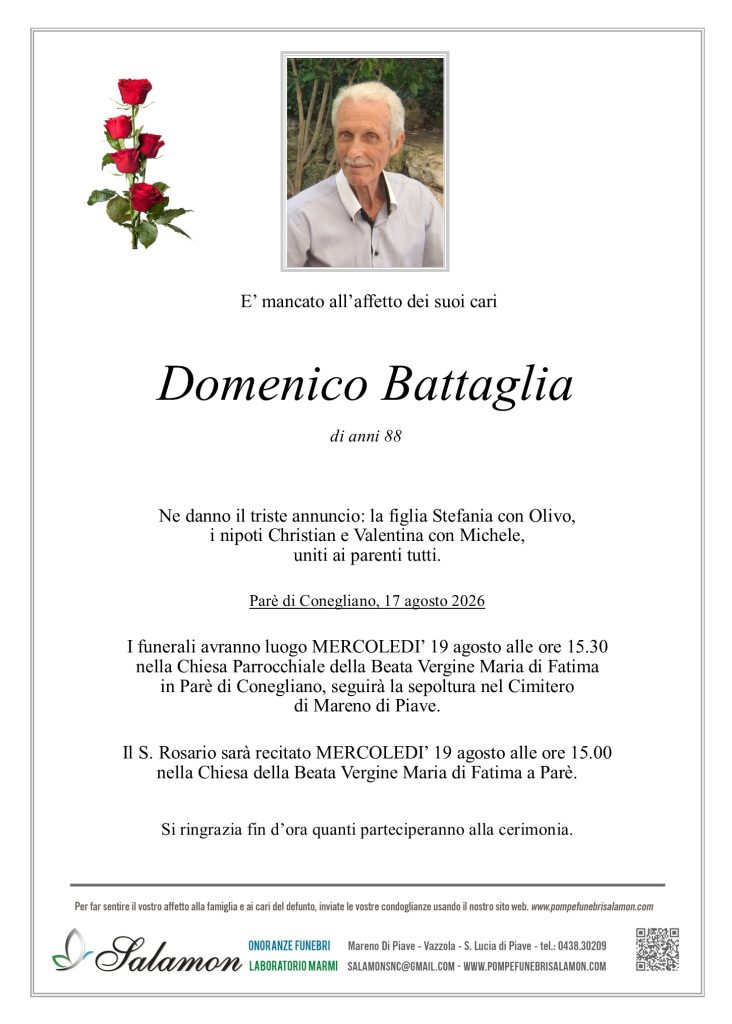 Epigrafe Battaglia Domenico