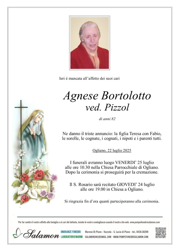 Epigrafe Bortolotto Agnese