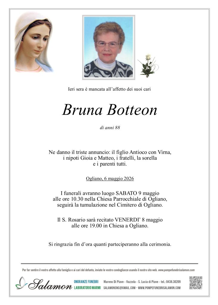 Epigrafe Botteon Bruna