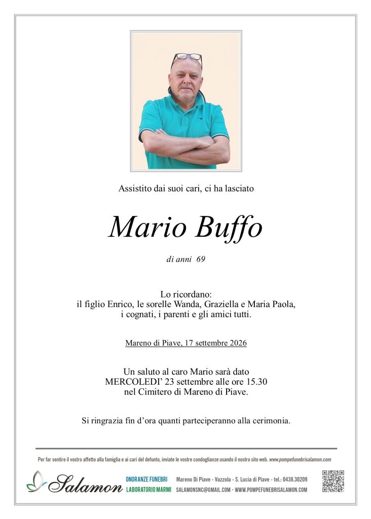 Epigrafe Buffo Mario