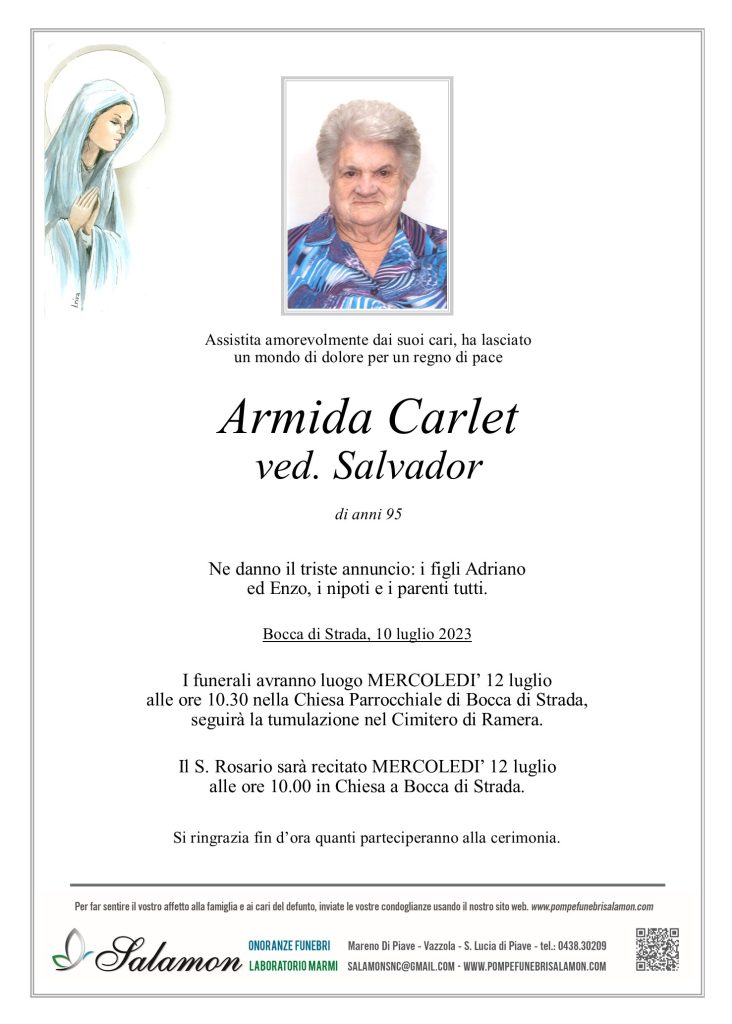 Epigrafe Carlet Armida 1