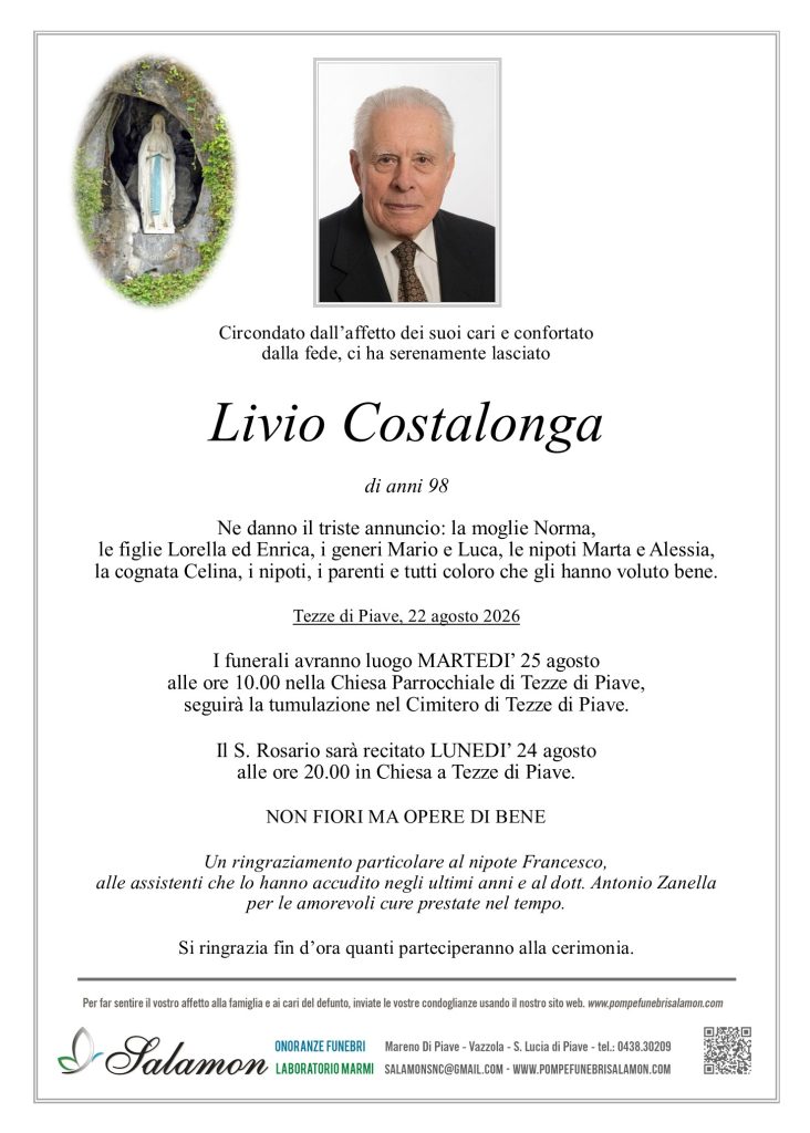Epigrafe Costalonga Livio