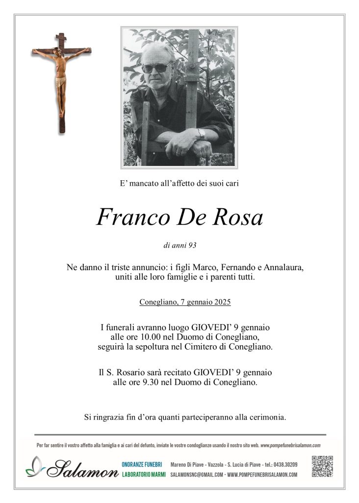 Epigrafe De Rosa Franco