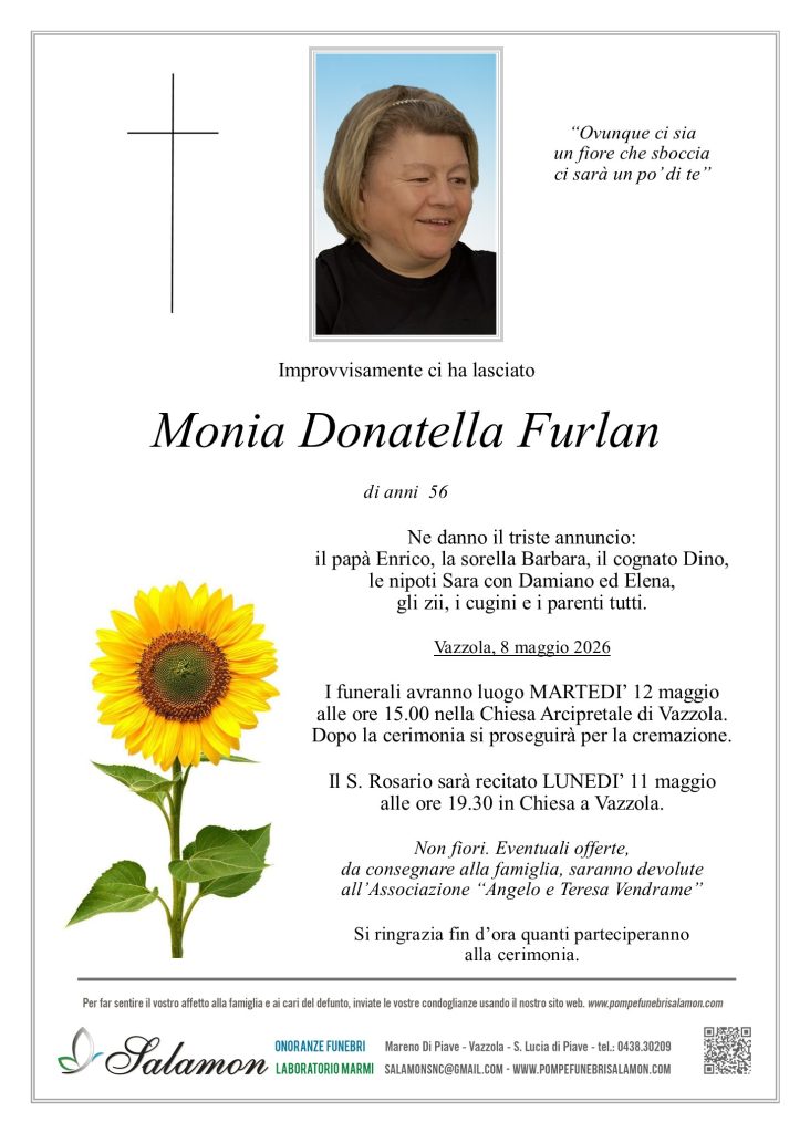 Epigrafe Furlan Monia Donatella