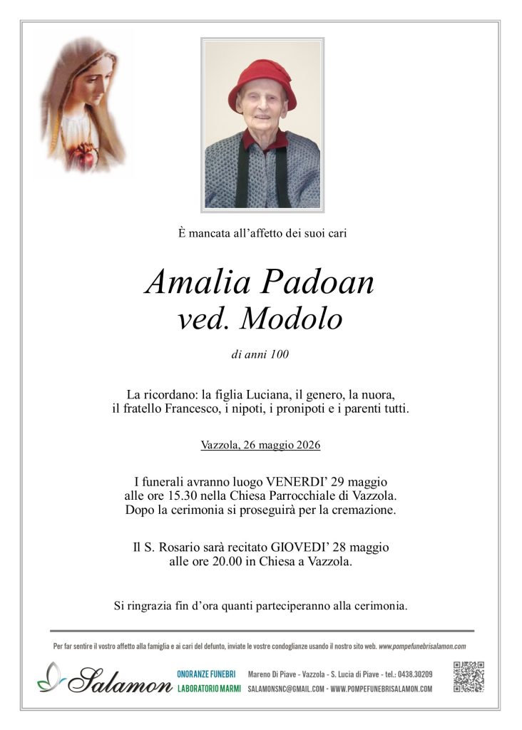 Epigrafe Padoan Amalia