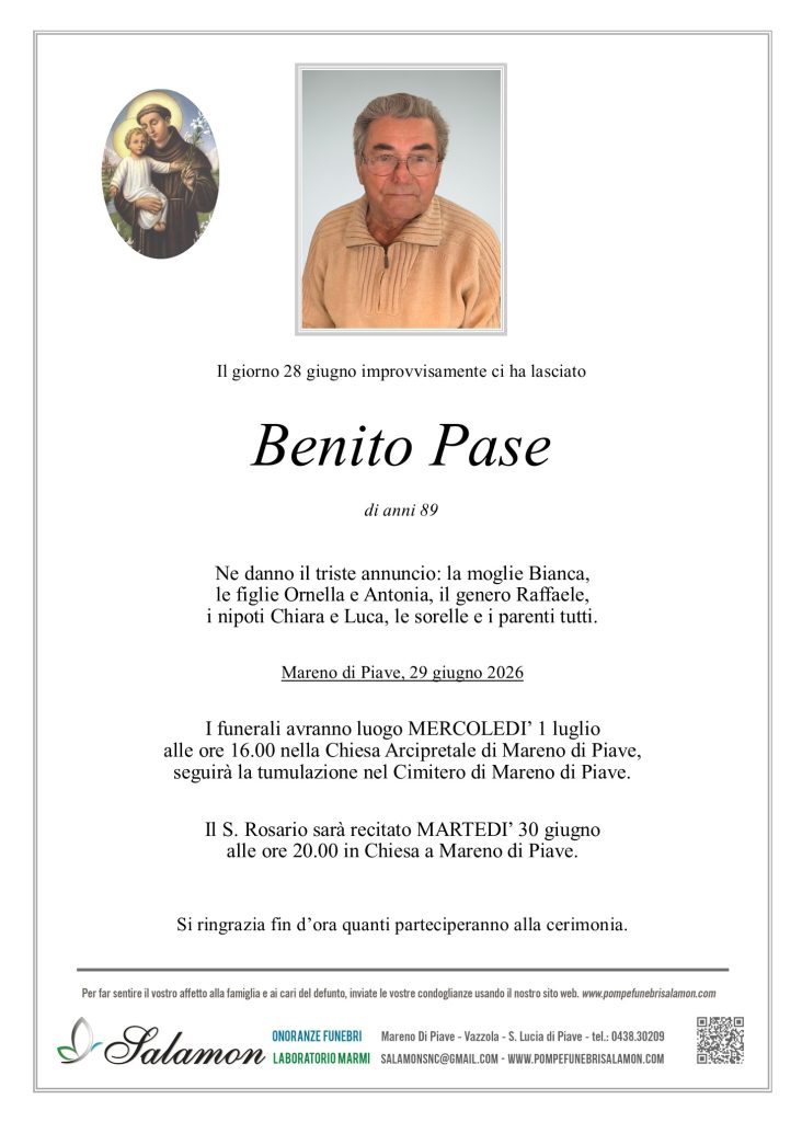 Epigrafe Pase Benito