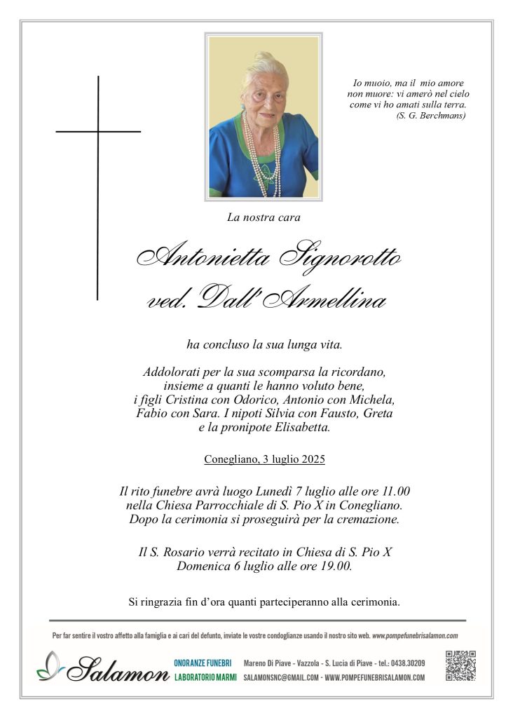 Epigrafe Signorotto Antonietta