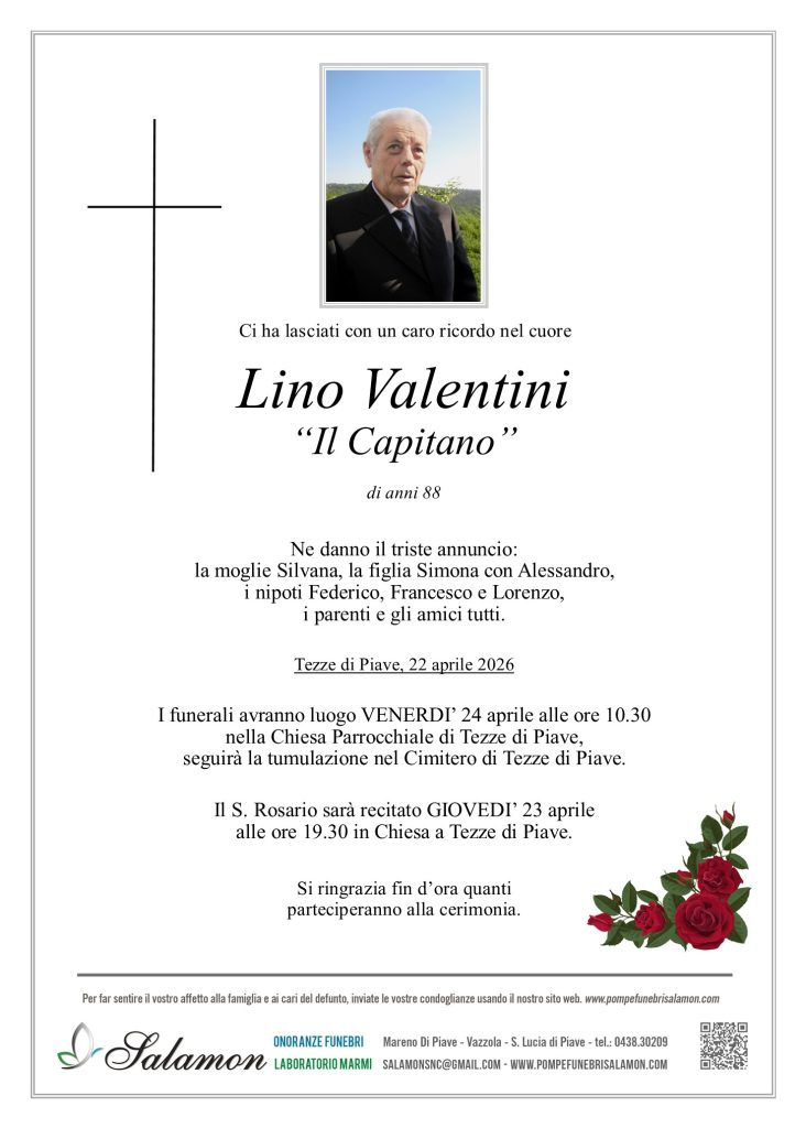 Epigrafe Valentini Lino