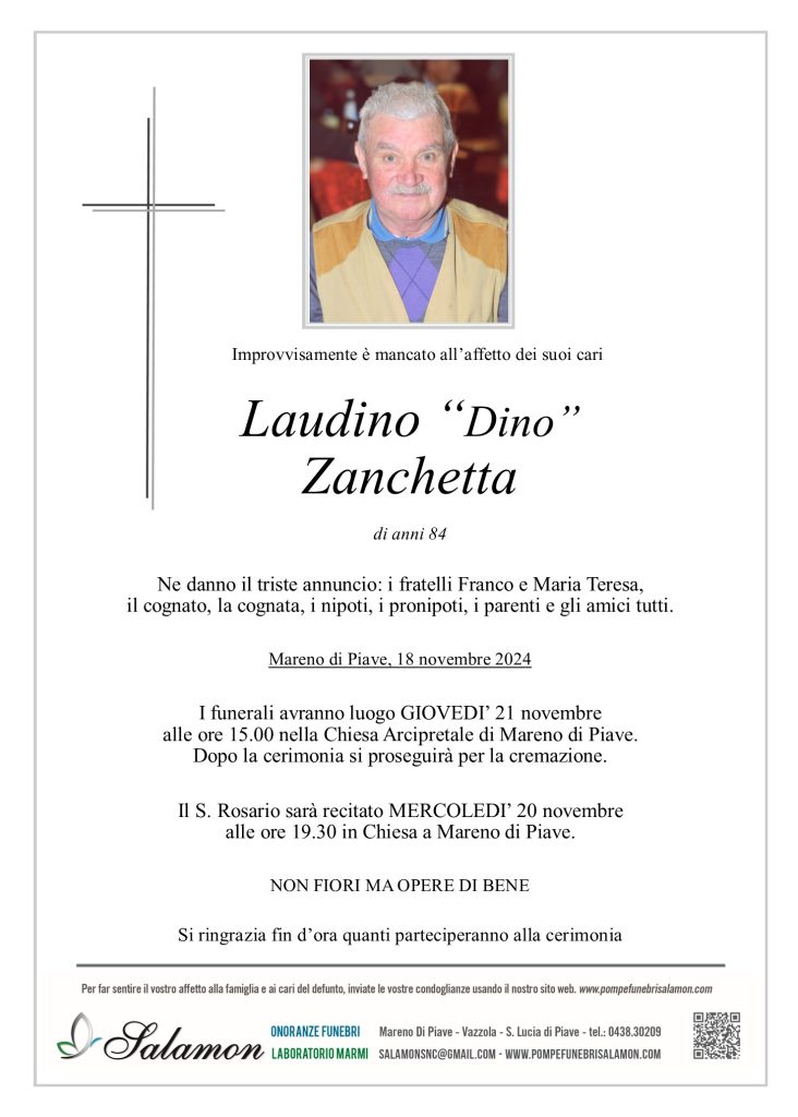 Epigrafe Zanchetta Laudino